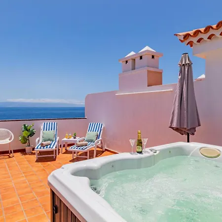 Penthouse With Jacuzzi By Dream Homes Tenerife * プエルト・デ・サンティアゴ
